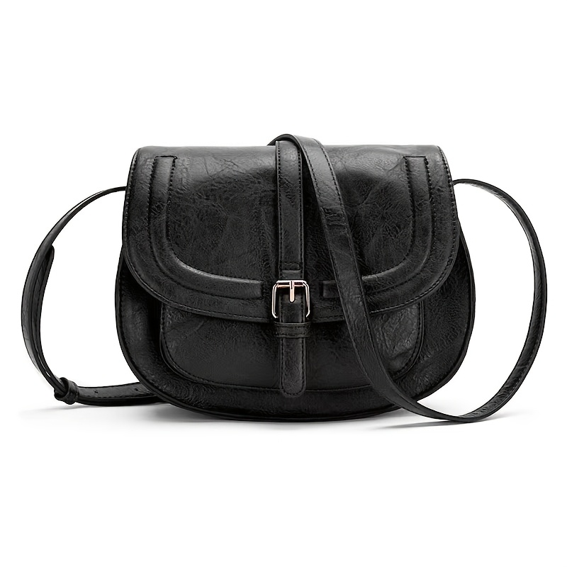 1pc Women's Retro Bag, Shoulder Messenger Bag With Closure, Polyester Lined, Solid Color Half-moon Crossbody Purse In Black, Small Crossbody Bag
1pc Women's Retro Bag, Shoulder Messenger Bag With Closure, Polyester Lined, Solid Color Half-moon Crossbody Purse In Black, Small Crossbody Bag