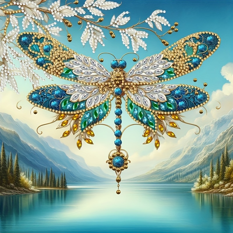 Lake & Dragonfly 5d Diy Diamond Painting Kit - Special Shaped Crystal Art For Home Decor, Gift Set Diamond Painting Accessories Diamond Painting Kits Accessories
Lake & Dragonfly 5d Diy Diamond Painting Kit - Special Shaped Crystal Art For Home Decor, Gift Set Diamond Painting Accessories Diamond Painting Kits Accessories