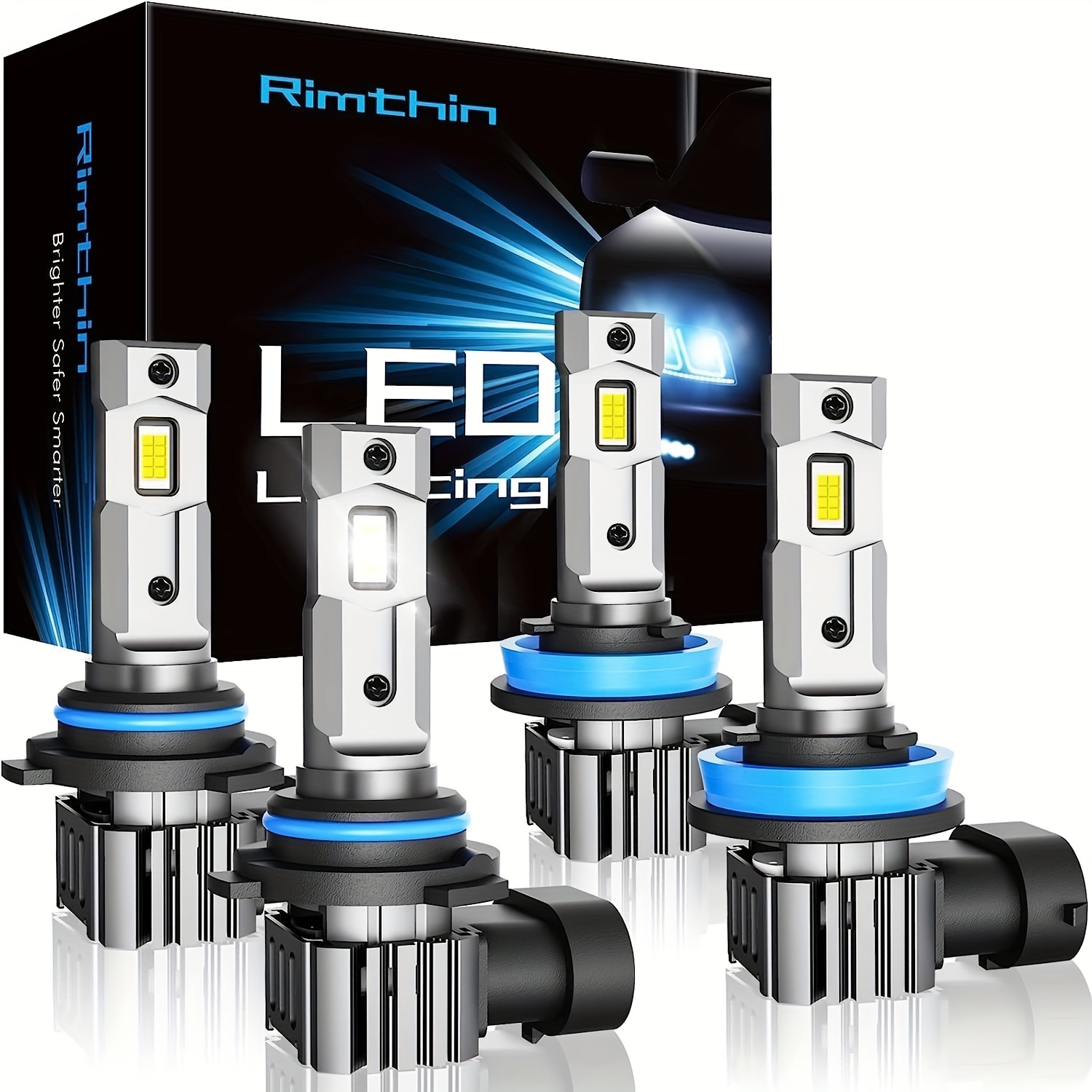 9005/hb3 H11/h8/h9/h16 Led Bulbs Combo, 16000 Lm 6000k Led Fog Lights, Pack Of 4
9005/hb3 H11/h8/h9/h16 Led Bulbs Combo, 16000 Lm 6000k Led Fog Lights, Pack Of 4