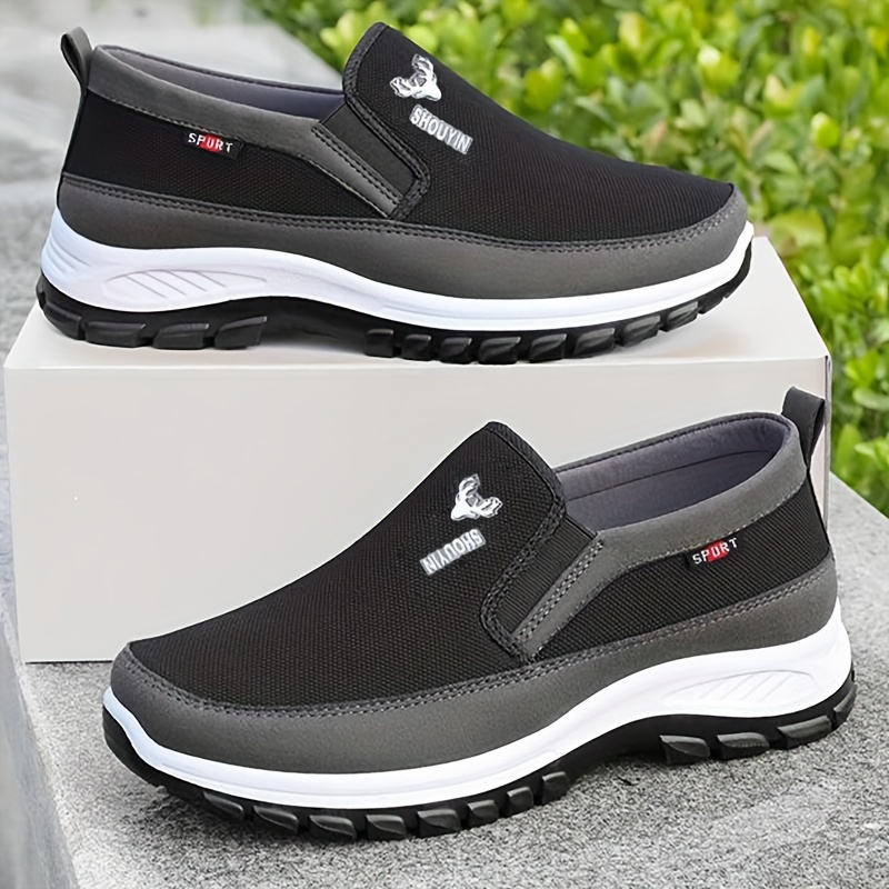Men's Outdoor Sneakers, Slip On Low Top Non Slip Casual Shoes For Street Walking Hiking Camping, All Seasons
Men's Outdoor Sneakers, Slip On Low Top Non Slip Casual Shoes For Street Walking Hiking Camping, All Seasons