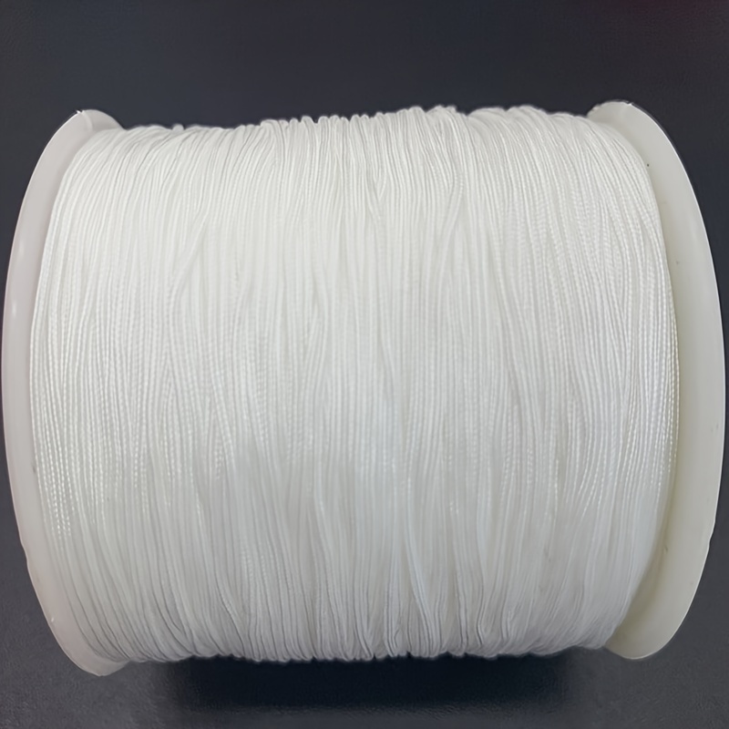 95 Meter Nylon Beading Cord, 0.8mm Thick, Non-stretch Chinese Knot Jewelry Making Thread For Bracelets - White
95 Meter Nylon Beading Cord, 0.8mm Thick, Non-stretch Chinese Knot Jewelry Making Thread For Bracelets - White