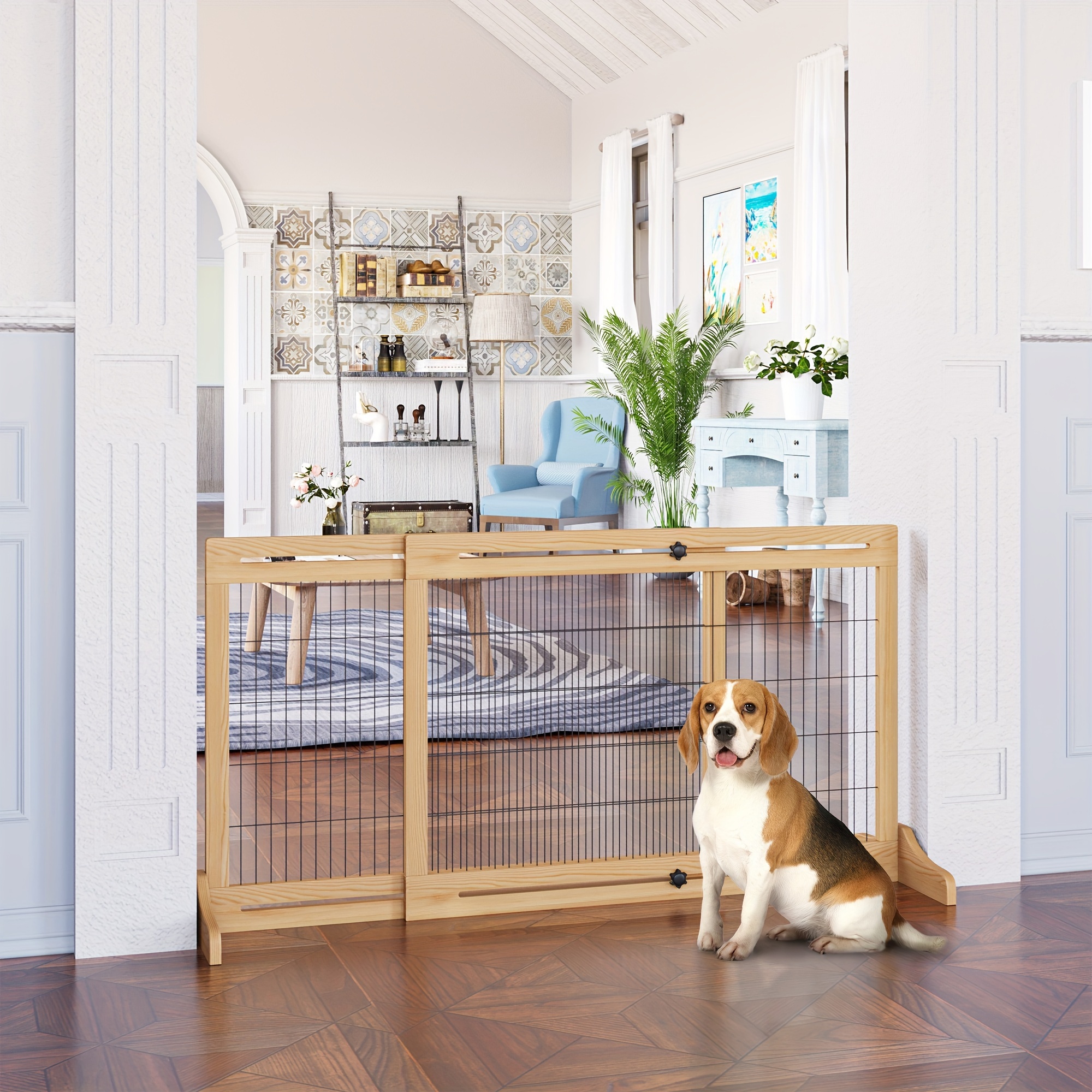 Extra Wide 72" Freestanding Pet Gate With Adjustable Steel Barrier - For , , , And Indoor Use, Dog Gates For Inside
Extra Wide 72" Freestanding Pet Gate With Adjustable Steel Barrier - For , , , And Indoor Use, Dog Gates For Inside