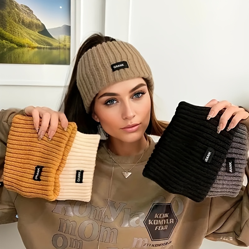 4pcs Set Women's Knit Headbands - , Warm Striped Design For Cozy Ear Protection | Chic Autumn & Winter Hair Accessories
4pcs Set Women's Knit Headbands - , Warm Striped Design For Cozy Ear Protection | Chic Autumn & Winter Hair Accessories