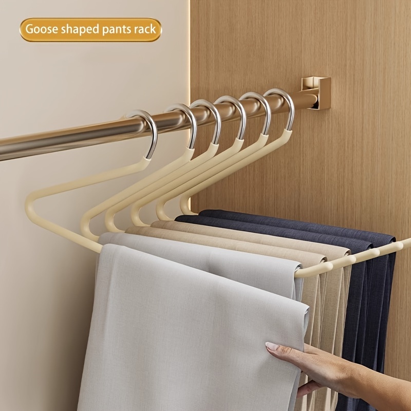 10pcs Space-saving Z-shaped Pants Hangers - Non-slip, No-mark Metal Closet Organizers For Trousers, Wardrobe And Bedroom Storage, Clothes Organizer Storage
10pcs Space-saving Z-shaped Pants Hangers - Non-slip, No-mark Metal Closet Organizers For Trousers, Wardrobe And Bedroom Storage, Clothes Organizer Storage