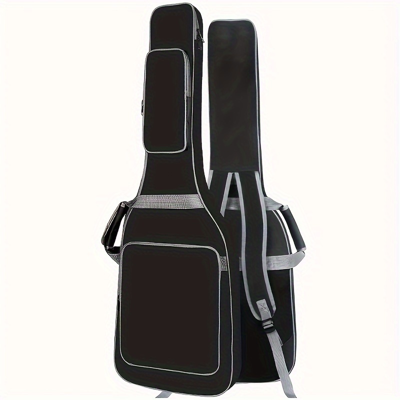 Sac de Transport Premium Noir pour Guitare & Basse Électrique avec Bandoulière Réglable, Bandeau de Sécurité et Rembourrage Confortable - Polyester
Sac de Transport Premium Noir pour Guitare & Basse Électrique avec Bandoulière Réglable, Bandeau de Sécurité et Rembourrage Confortable - Polyester