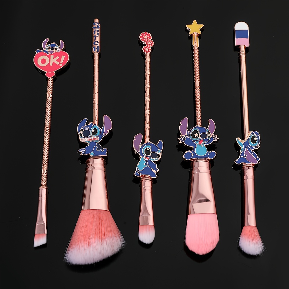 5pcs/lot Stitch Disney Cartoon Figure Makeup Brushes, Adorable Anime Cosmetic Makeup Brushes Beauty Tools, Kawaii Sweet Creative Gift For Women Girls
5pcs/lot Stitch Disney Cartoon Figure Makeup Brushes, Adorable Anime Cosmetic Makeup Brushes Beauty Tools, Kawaii Sweet Creative Gift For Women Girls
