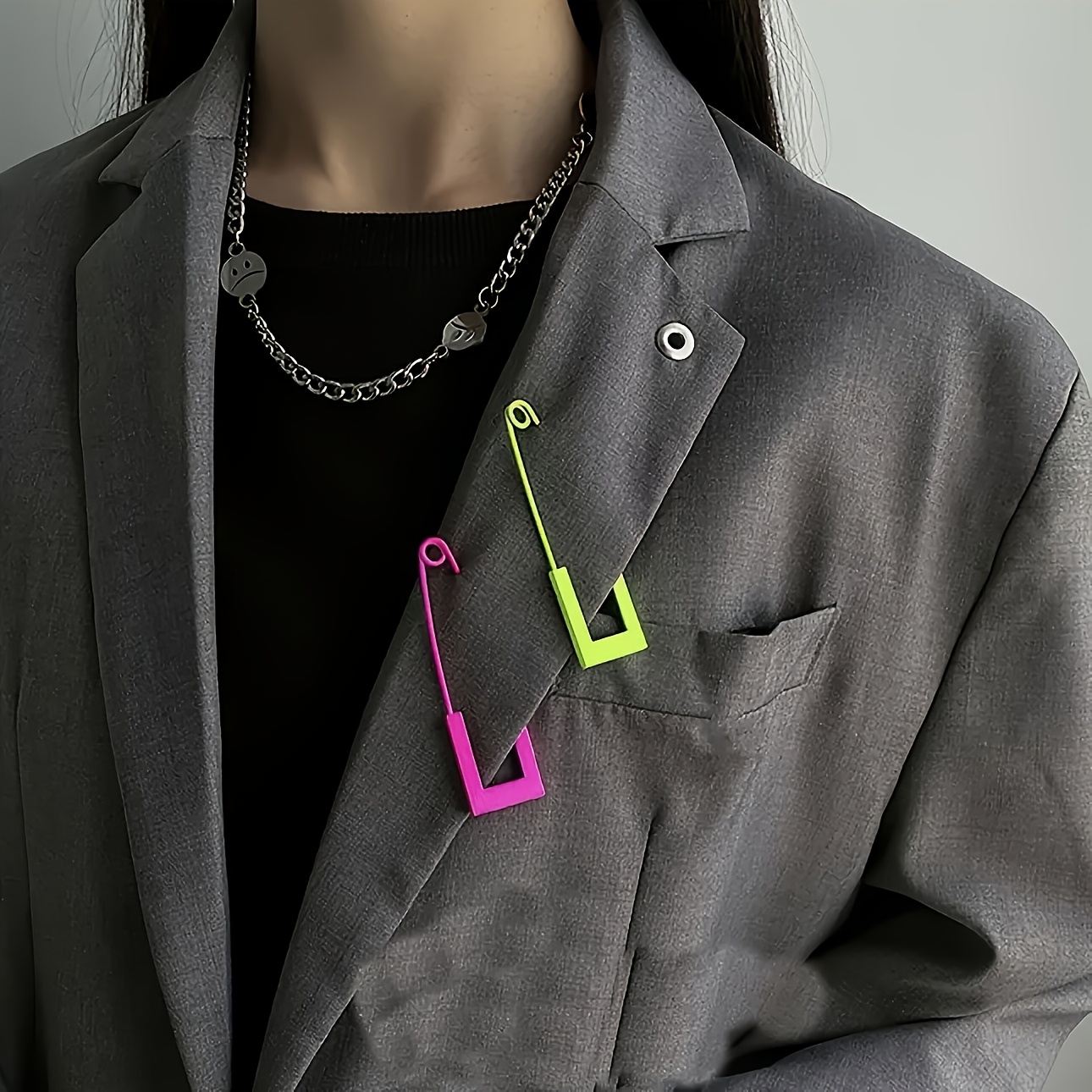 4pcs Colorful Safety Pins - Decorative Quilting & Sewing Accessories, Fashion Scarf Clips & Cardigan Buttons, Assorted Colors
4pcs Colorful Safety Pins - Decorative Quilting & Sewing Accessories, Fashion Scarf Clips & Cardigan Buttons, Assorted Colors