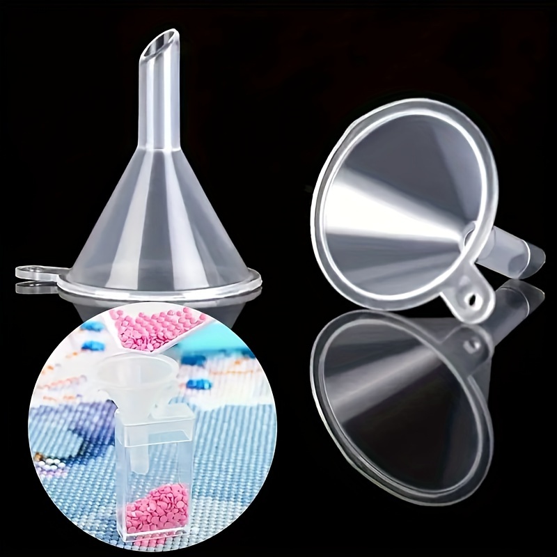 5pcs Plastic Mini Funnel Set For 5d Diamond Painting, Bead Container Storage Box Bottle Sub-package Accessory Tools
5pcs Plastic Mini Funnel Set For 5d Diamond Painting, Bead Container Storage Box Bottle Sub-package Accessory Tools