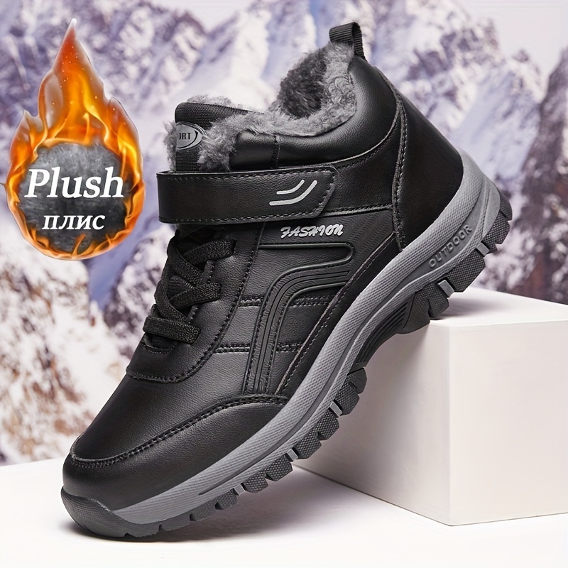 Men's Snow Boots, Warm Wool Comfortable Anti Slip Ankle Boots, Plush Comfortable Outdoor Hiking Shoes, Lined Hiking Shoes, Shoes
Men's Snow Boots, Warm Wool Comfortable Anti Slip Ankle Boots, Plush Comfortable Outdoor Hiking Shoes, Lined Hiking Shoes, Shoes