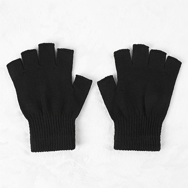 1 Pair Thickened Solid Color Men's Gloves, Unisex Winter Cycling Gloves, , Knitted With Nylon And Polyester, Gloves For Men
1 Pair Thickened Solid Color Men's Gloves, Unisex Winter Cycling Gloves, , Knitted With Nylon And Polyester, Gloves For Men