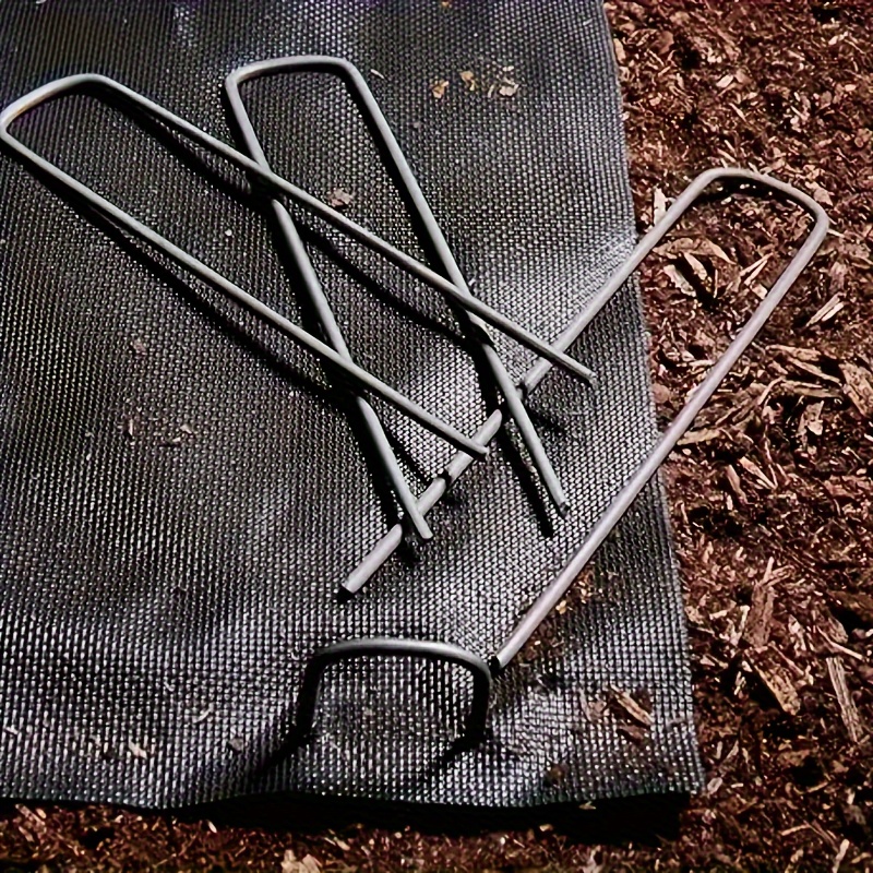 100pcs/200pcs Galvanized Garden Staples U-shaped Lawn Staples For Garden Landscape, Artificial Grass, , Lawn Outdoor Landscape Rugged And Durable
100pcs/200pcs Galvanized Garden Staples U-shaped Lawn Staples For Garden Landscape, Artificial Grass, , Lawn Outdoor Landscape Rugged And Durable