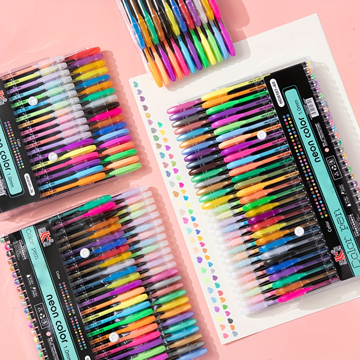 60-piece Glitter Gel Pen Set - Vibrant Colors For Art, Writing & Journaling - Medium Point, Ideal For Students
60-piece Glitter Gel Pen Set - Vibrant Colors For Art, Writing & Journaling - Medium Point, Ideal For Students