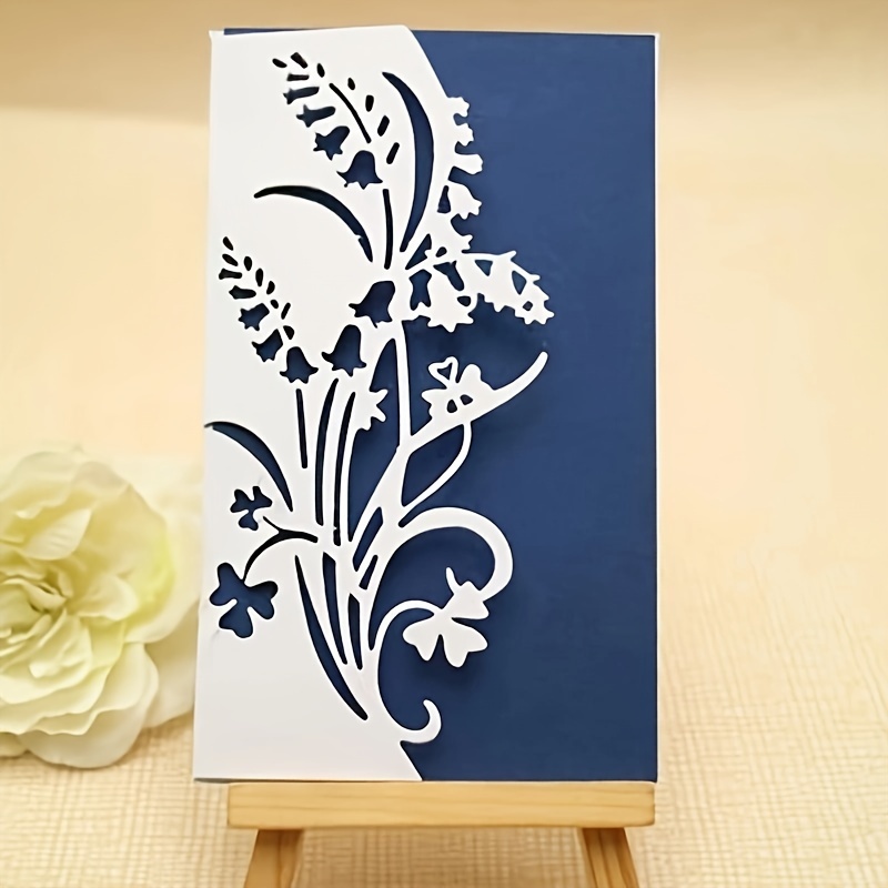Lily Of The Valley Floral Metal Cutting Die - 1pc, Half- Hollow For Diy Scrapbooking, Card Making & Embossing Crafts, Mold, Envelope Making
Lily Of The Valley Floral Metal Cutting Die - 1pc, Half- Hollow For Diy Scrapbooking, Card Making & Embossing Crafts, Mold, Envelope Making