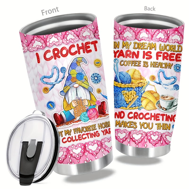 1pc Crochet Insulated - 20 Oz 304 Steel Insulated Mug Lid, Hot 12 & 24 , - For Crocheters
1pc Crochet Insulated - 20 Oz 304 Steel Insulated Mug Lid, Hot 12 & 24 , - For Crocheters