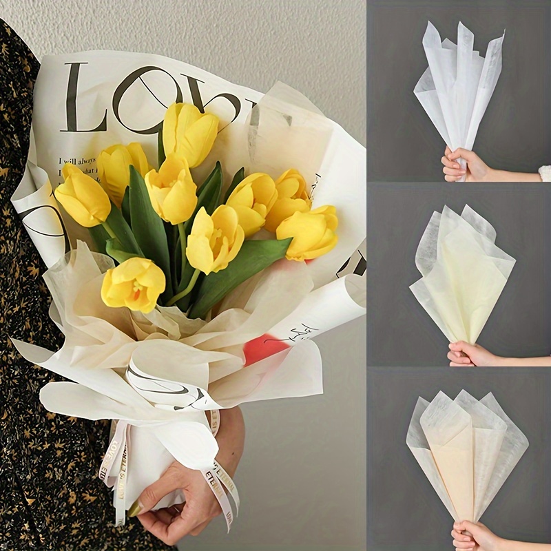 premium Quality" 40-piece Waterproof Milk Cotton Flower Wrapping Paper - Assorted Colors, Non-woven Tissue For Bouquets & Gifts, Ideal For Diy Crafts, Weddings & Parties
premium Quality" 40-piece Waterproof Milk Cotton Flower Wrapping Paper - Assorted Colors, Non-woven Tissue For Bouquets & Gifts, Ideal For Diy Crafts, Weddings & Parties