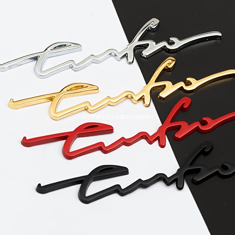 1pc Car Accessories Sticker Styling Metal 3d Auto Car Trunk Fender Turbo Word Letter Logo Emblem Badge
1pc Car Accessories Sticker Styling Metal 3d Auto Car Trunk Fender Turbo Word Letter Logo Emblem Badge