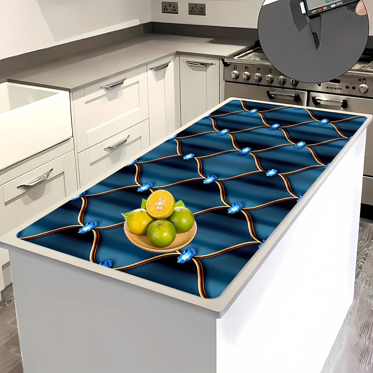 1pc, Kitchen Countertop Mat, Silicone Large Table Mat, Countertop Protector, Anti-slip And Heat-resistant Office Desk Protector, Multi- Mat, Kitchen Supplies, Home Supplies
1pc, Kitchen Countertop Mat, Silicone Large Table Mat, Countertop Protector, Anti-slip And Heat-resistant Office Desk Protector, Multi- Mat, Kitchen Supplies, Home Supplies