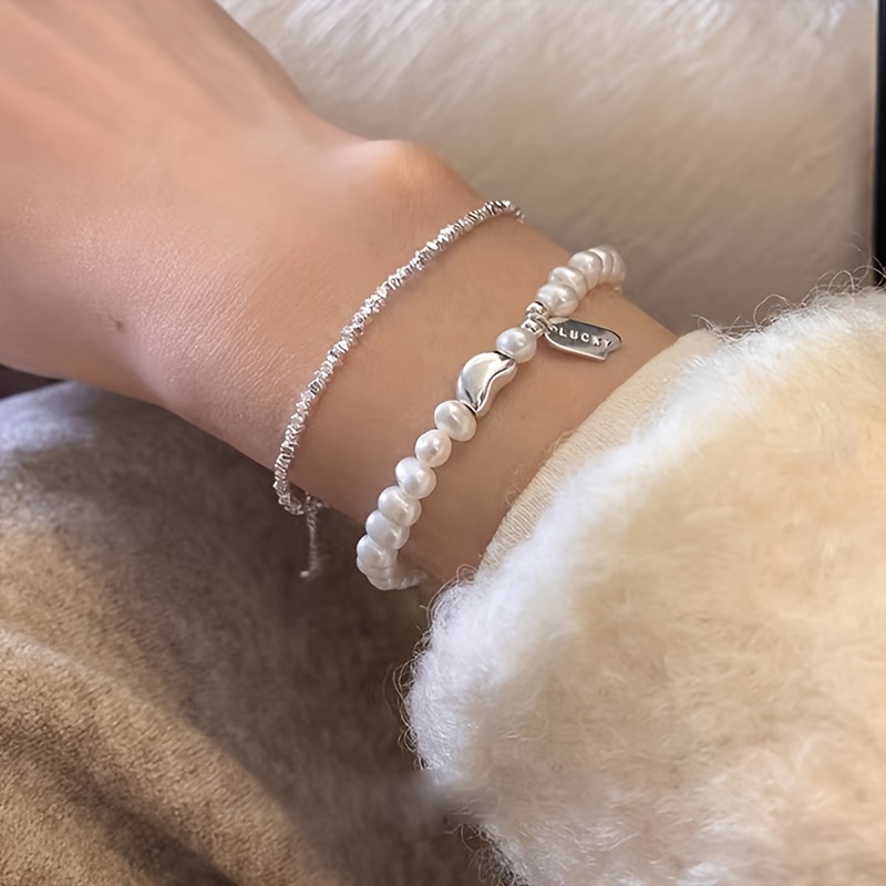 Bracelet en de Cœur de Style Élégant avec Fausse Perle, Bijou de Main et Cool , Perle, Tempérament
Bracelet en de Cœur de Style Élégant avec Fausse Perle, Bijou de Main et Cool , Perle, Tempérament