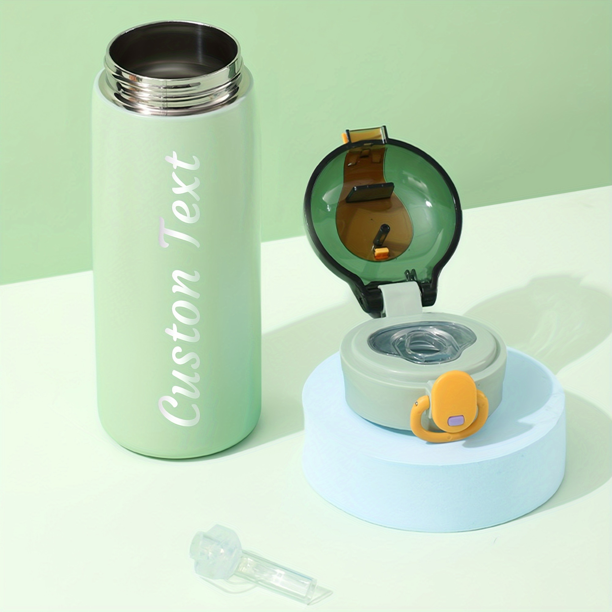 Anime-themed Stainless Steel Insulated Water Bottle With Laser-engraved Custom Text, Pop-up Lid, And Built-in Straw – 460ml/16.19oz Capacity
Anime-themed Stainless Steel Insulated Water Bottle With Laser-engraved Custom Text, Pop-up Lid, And Built-in Straw – 460ml/16.19oz Capacity