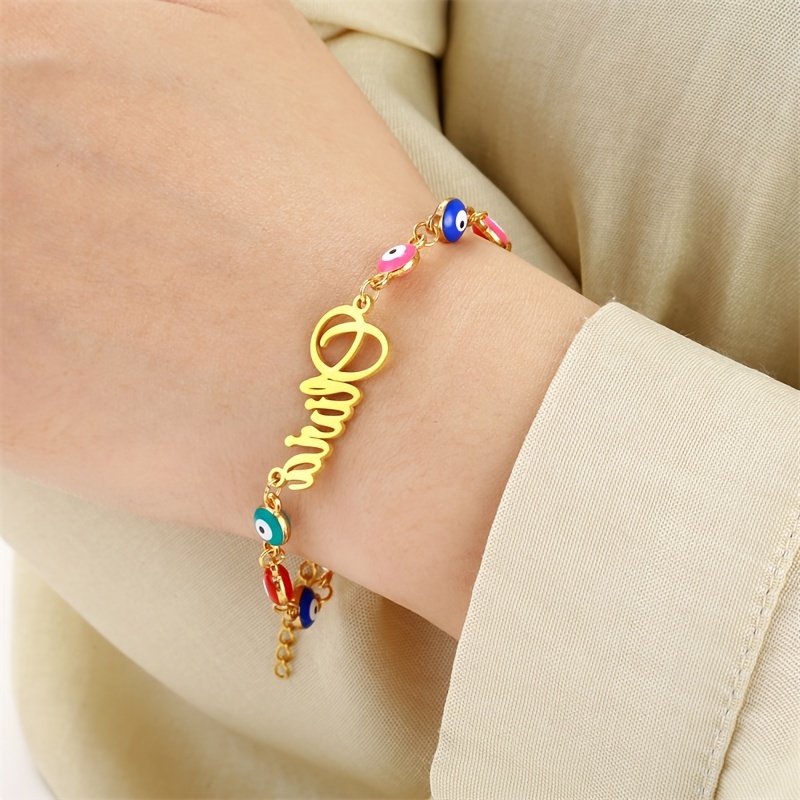 1pc Bracelet - / , Steel, 's Eye , Personalized Nameplate, For & , For Day/ To / , All- For Women
1pc Bracelet - / , Steel, 's Eye , Personalized Nameplate, For & , For Day/ To / , All- For Women
