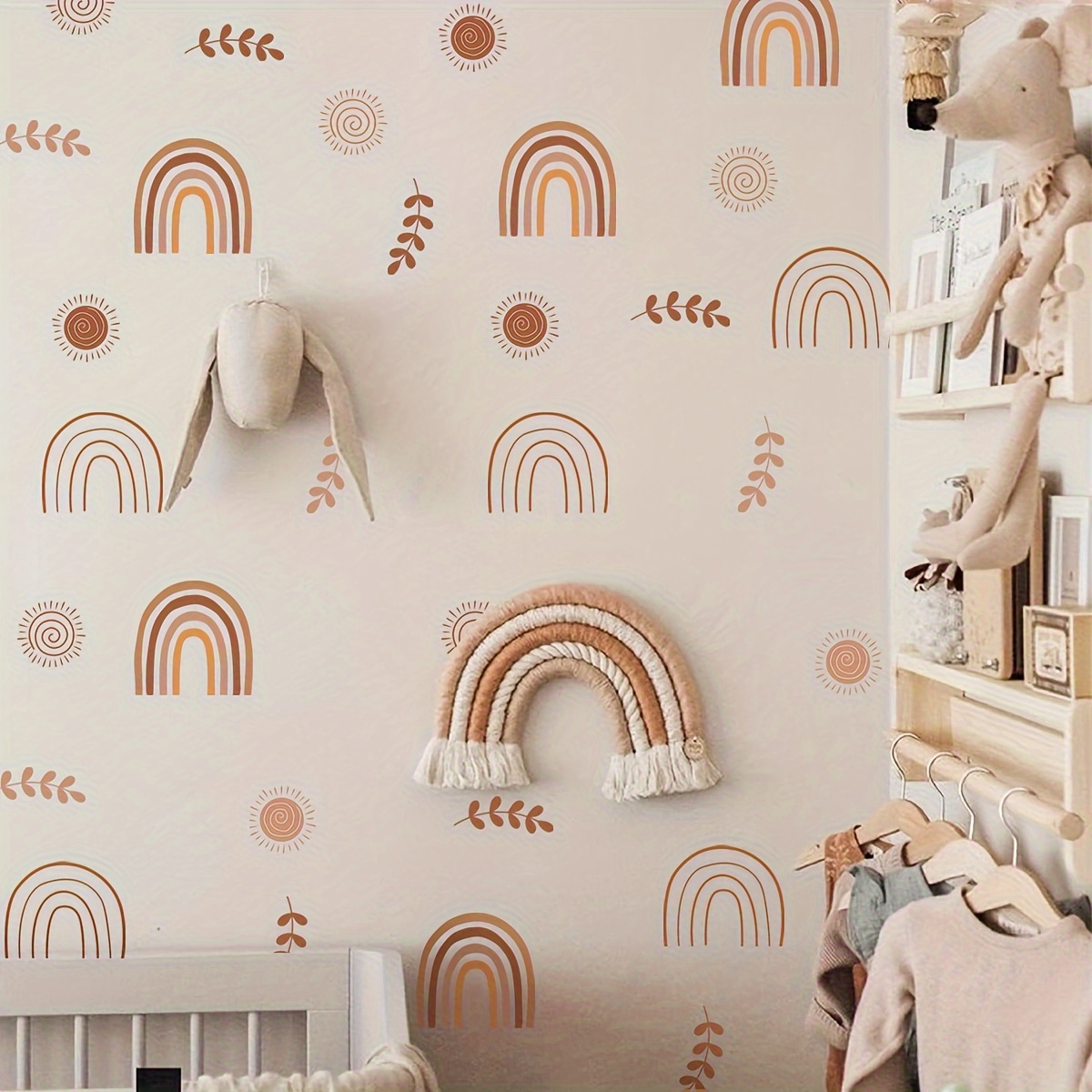 Boho-chic 6-piece Rainbow Sun Leaf Wall Decals - Self-adhesive Pvc Stickers For Living Room & Bedroom Decor Wall Stickers Home Decor Wall Stickers Home Decor Removable
Boho-chic 6-piece Rainbow Sun Leaf Wall Decals - Self-adhesive Pvc Stickers For Living Room & Bedroom Decor Wall Stickers Home Decor Wall Stickers Home Decor Removable