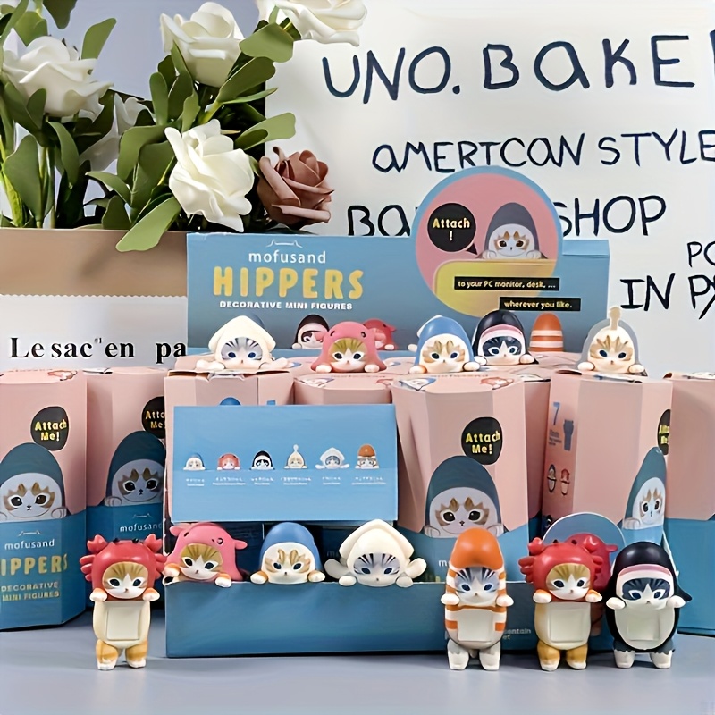 2pcs/4pcs/6pcs Cat Collectible Figurine - Unique & Quirky Decor For Phones, Cars, Computers & More - Creative Gift Idea, Pvc Material, Assorted Colors, Desk, Eyeglasses Case, Storage Box Decoration
2pcs/4pcs/6pcs Cat Collectible Figurine - Unique & Quirky Decor For Phones, Cars, Computers & More - Creative Gift Idea, Pvc Material, Assorted Colors, Desk, Eyeglasses Case, Storage Box Decoration