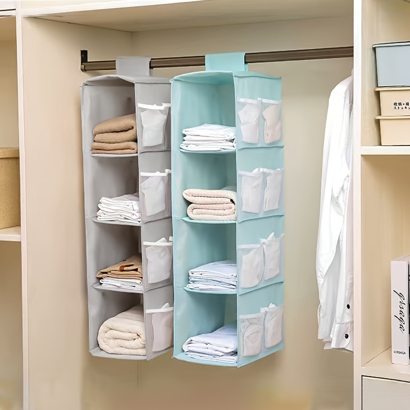 1pc Hanging Closet Organizer, Fabric Wall Bag For Underwear, Socks, Bags - Home Organization With Clear Window Display, Clothes Organizer Storage
1pc Hanging Closet Organizer, Fabric Wall Bag For Underwear, Socks, Bags - Home Organization With Clear Window Display, Clothes Organizer Storage