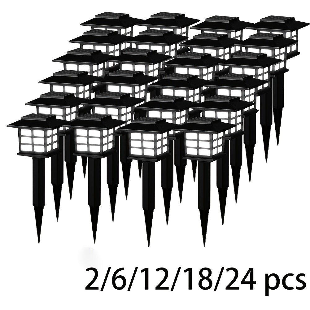 2/6/12/18/24pcs Outdoor Solar Landscape Lights Multi-piece Set, Solar Step Lights Christmas Halloween New Year Decoration Lights For Outdoor Stairs, Steps, Fences, Courtyards, Patios And
2/6/12/18/24pcs Outdoor Solar Landscape Lights Multi-piece Set, Solar Step Lights Christmas Halloween New Year Decoration Lights For Outdoor Stairs, Steps, Fences, Courtyards, Patios And