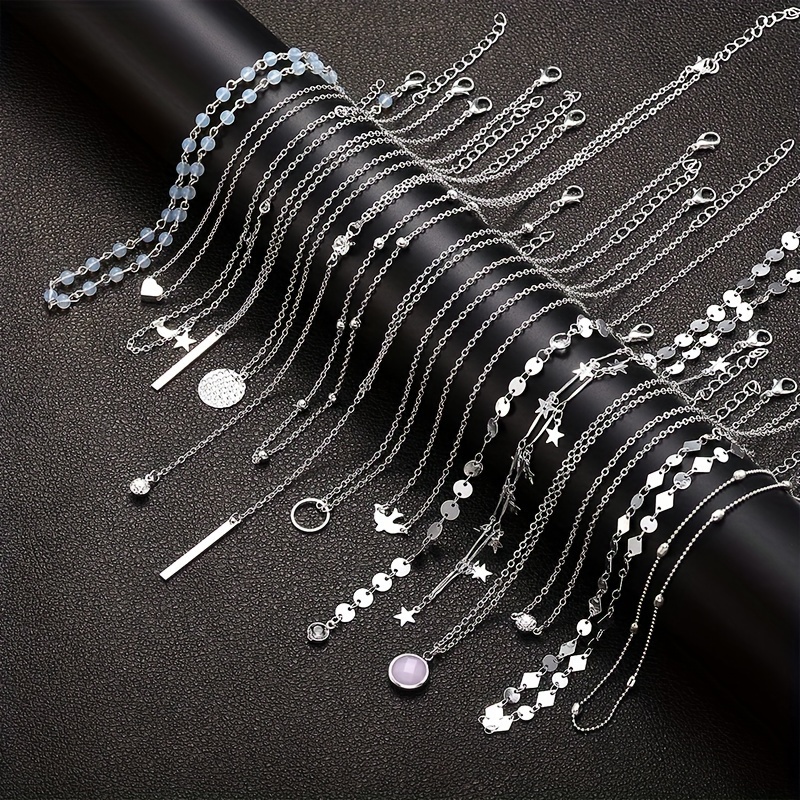 16-piece Set Bohemian Simple Star Necklace Assortment, Versatile For Daily Wear & Special Occasions, Boho & Minimalist Style
16-piece Set Bohemian Simple Star Necklace Assortment, Versatile For Daily Wear & Special Occasions, Boho & Minimalist Style