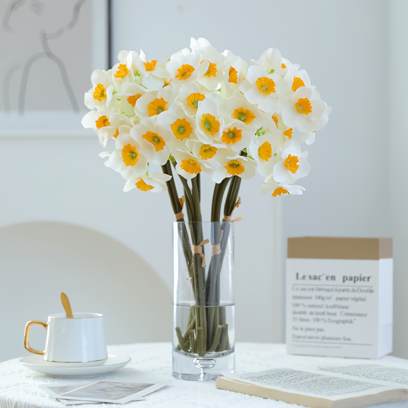 6pcs Real Touch Artificial , Plastic Fake Flowers For , Indoor Home Decor, Wedding Supplies, Day & Valentine's Day, Tabletop Kitchen Decor Without Container
6pcs Real Touch Artificial , Plastic Fake Flowers For , Indoor Home Decor, Wedding Supplies, Day & Valentine's Day, Tabletop Kitchen Decor Without Container