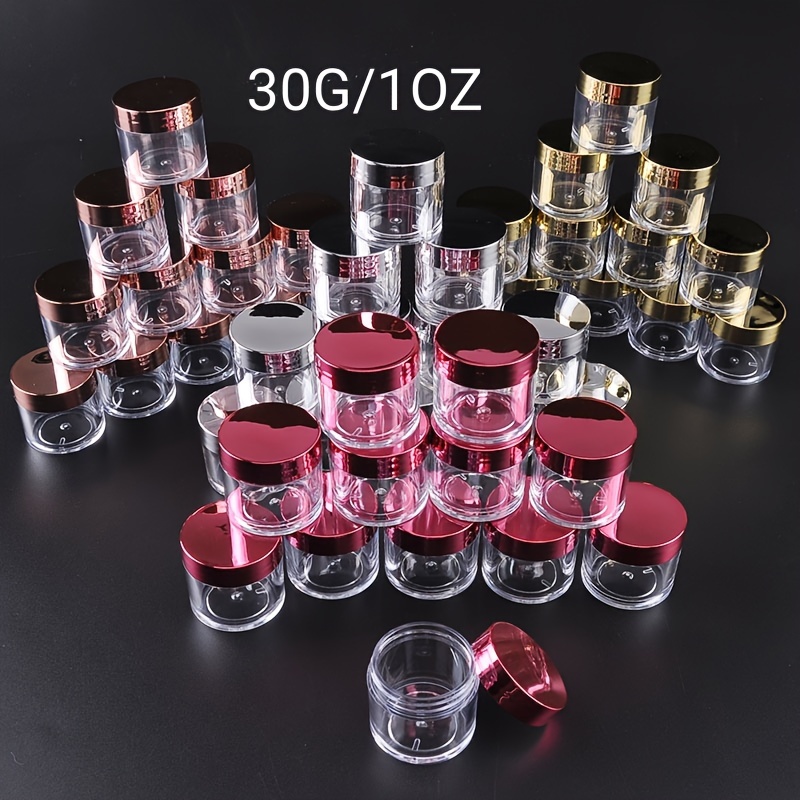 1 Ounce/30 Grams Round Transparent Jar With A Lid, Suitable For Lip Balm, Creams, Cosmetics, Samples, Ointments, And Other Beauty Products.
1 Ounce/30 Grams Round Transparent Jar With A Lid, Suitable For Lip Balm, Creams, Cosmetics, Samples, Ointments, And Other Beauty Products.
