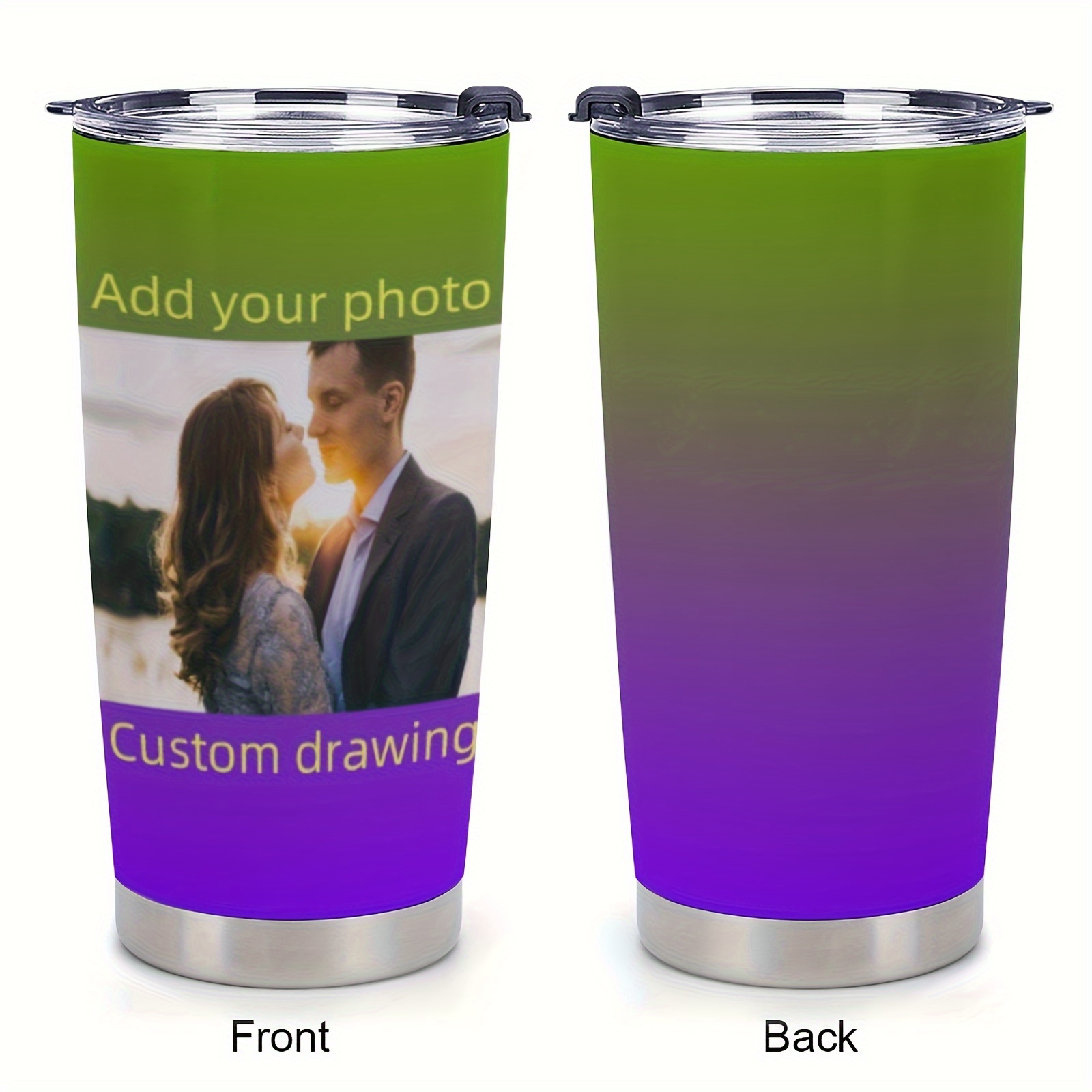 1pc (custom Products) Personalized Coffee Mug Custom Pictures, Custom Photos 20oz Stainless Steel With Lid And Vacuum Insulated Glass, Personalized Coffee Travel Mug With Lid For Office
1pc (custom Products) Personalized Coffee Mug Custom Pictures, Custom Photos 20oz Stainless Steel With Lid And Vacuum Insulated Glass, Personalized Coffee Travel Mug With Lid For Office