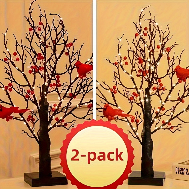 2-pack, Christmas Artificial Tree Table Lamp, Led Light, Home Living Room Decoration, Holiday Party Scene , The Product Needs To Be Aa Batteries
2-pack, Christmas Artificial Tree Table Lamp, Led Light, Home Living Room Decoration, Holiday Party Scene , The Product Needs To Be Aa Batteries