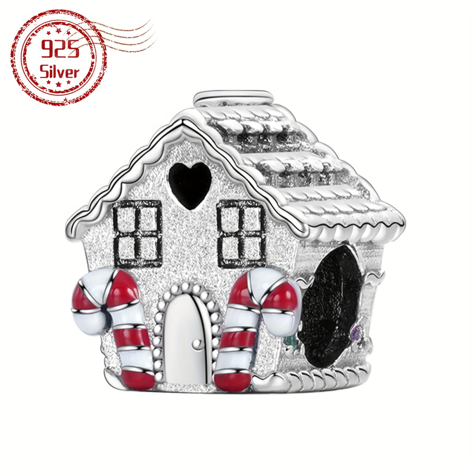 925 Sterling Silver Christmas House Charm Fit Original Charm Bracelet For Women Jewelry Making Gift
925 Sterling Silver Christmas House Charm Fit Original Charm Bracelet For Women Jewelry Making Gift