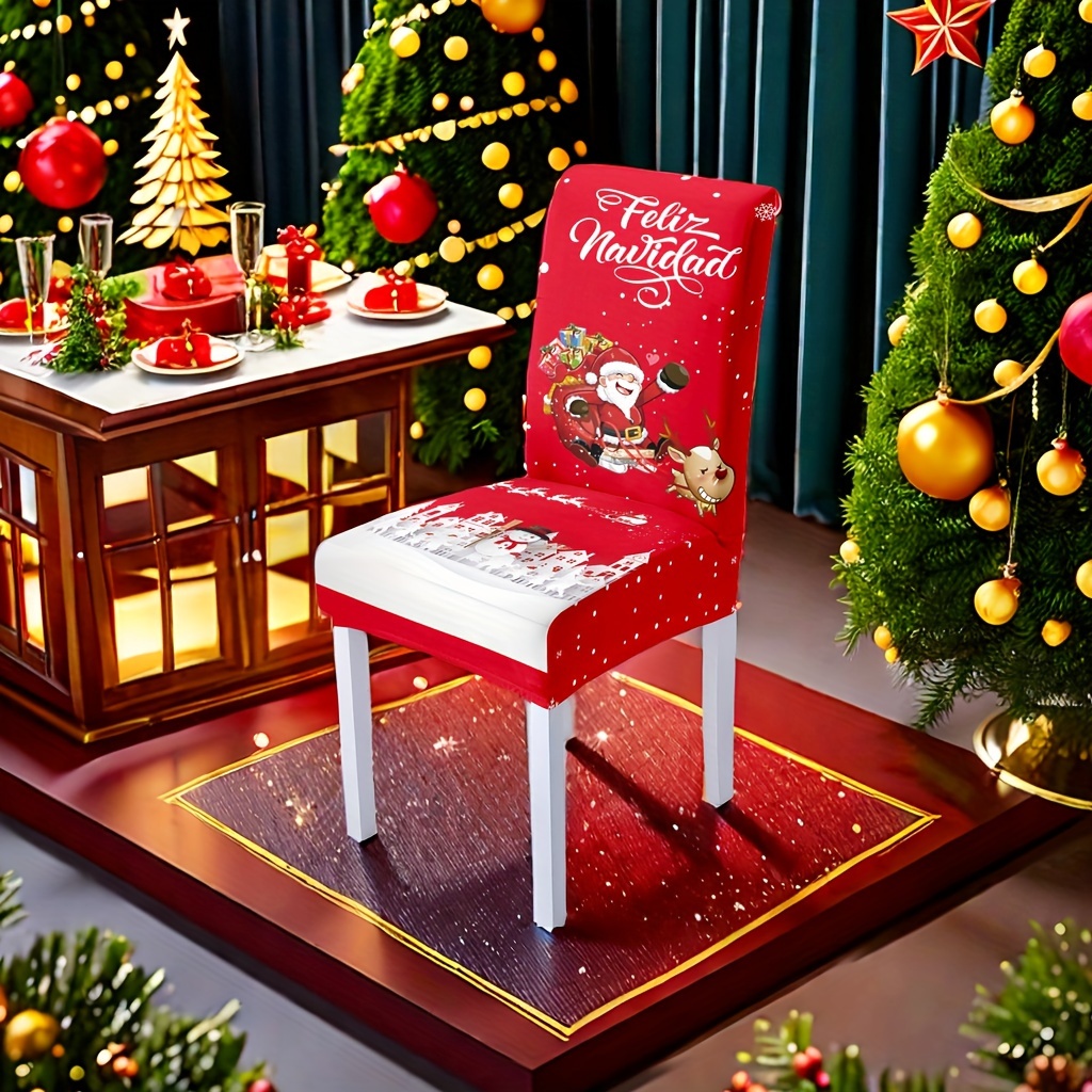 Open 2/4/6pcs Christmas Santa Removable Washable Restaurant Chair Protector Suitable For Christmas Decoration, Restaurant, Living Room, Hotel, , Festival Decoration, Best For Christmas
Open 2/4/6pcs Christmas Santa Removable Washable Restaurant Chair Protector Suitable For Christmas Decoration, Restaurant, Living Room, Hotel, , Festival Decoration, Best For Christmas