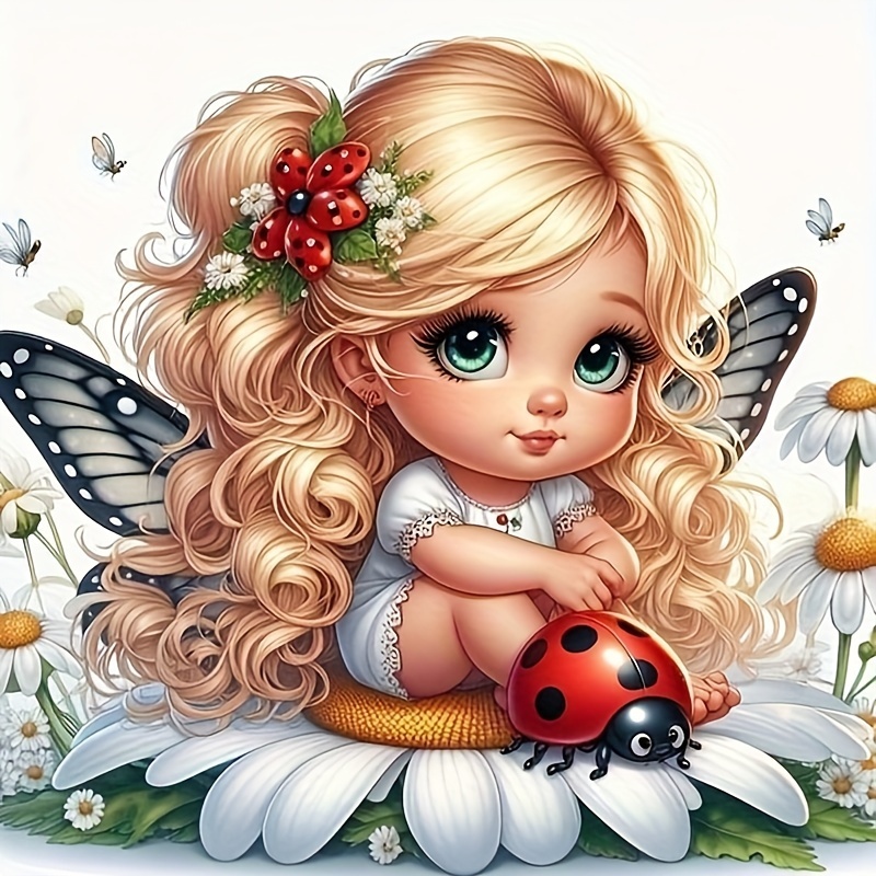 Ladybug And Girl Diamond Art Painting, Full Round Diamond Art, Decorative Wall Art Hanging Painting Home Decoration Valentine's Day Gifts, Decorative Craft Wall Art For Home Wall Decor Gifts
Ladybug And Girl Diamond Art Painting, Full Round Diamond Art, Decorative Wall Art Hanging Painting Home Decoration Valentine's Day Gifts, Decorative Craft Wall Art For Home Wall Decor Gifts