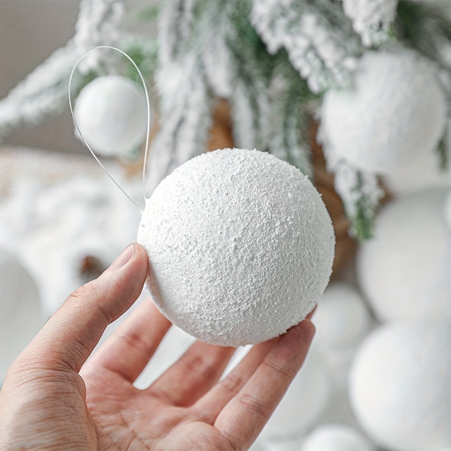 12pcs White Foam , Christmas Tree Ornaments, Plastic Festive Hanging Decorations, Wedding & Christmas Ceiling Decor, No Feather, For Home & Kitchen Holiday Decor
12pcs White Foam , Christmas Tree Ornaments, Plastic Festive Hanging Decorations, Wedding & Christmas Ceiling Decor, No Feather, For Home & Kitchen Holiday Decor