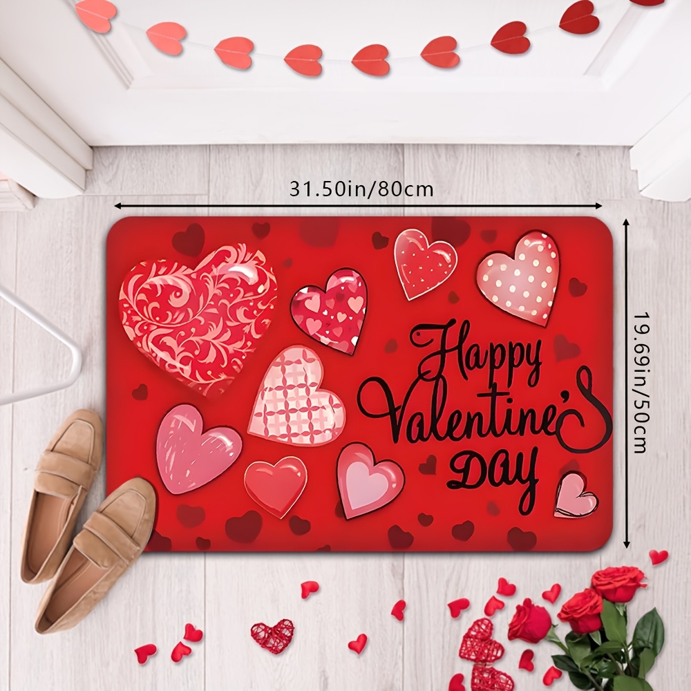 1pc, Valentine's Day, Anniversary, Wedding Rug, Decorative Non-slip Mat, Home Decor Rug For Bedroom, Living Room, Bathroom, Washable Home .
1pc, Valentine's Day, Anniversary, Wedding Rug, Decorative Non-slip Mat, Home Decor Rug For Bedroom, Living Room, Bathroom, Washable Home .