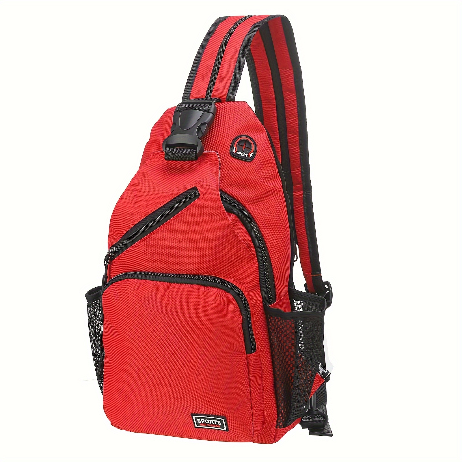 Lightweight & Comfortable Red Nylon Crossbody Sling Bag For Women - Adjustable Strap, Storage, Closure With Mesh Pocket - Ideal For Daily Use & Travel, Small Crossbody Bag
Lightweight & Comfortable Red Nylon Crossbody Sling Bag For Women - Adjustable Strap, Storage, Closure With Mesh Pocket - Ideal For Daily Use & Travel, Small Crossbody Bag