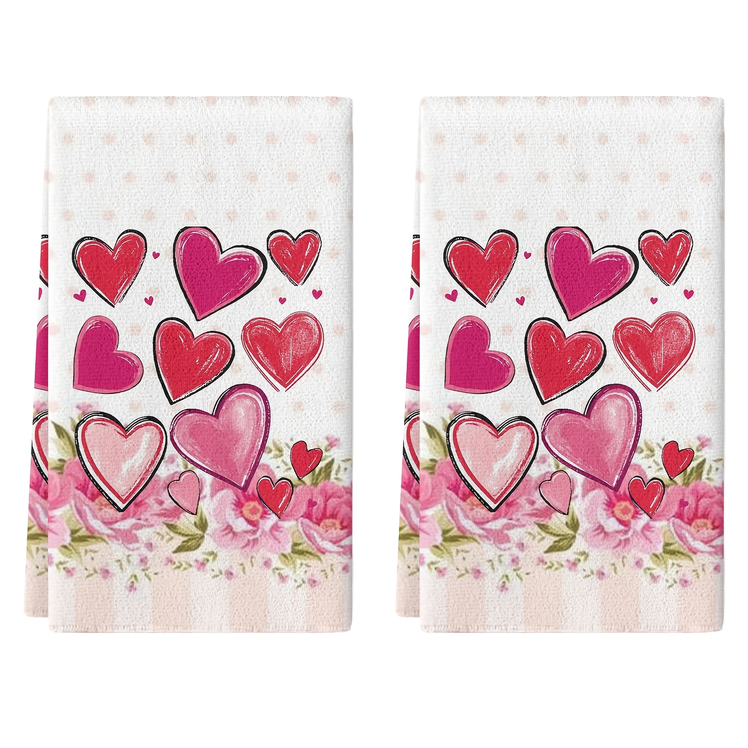 1/2pcs 18x26inch Valentine's Day Kitchen Towels, Red Heart Print, Soft, Absorbent, Ideal For 's Day Kitchen Cleaning
1/2pcs 18x26inch Valentine's Day Kitchen Towels, Red Heart Print, Soft, Absorbent, Ideal For 's Day Kitchen Cleaning