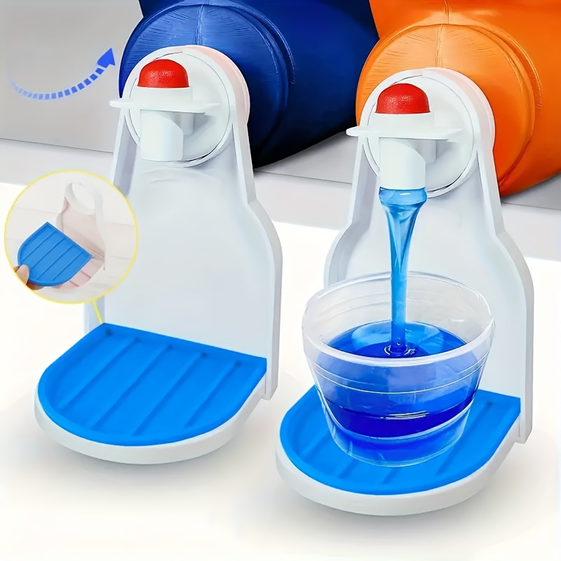 2pcs Laundry Detergent Cup Holder & Drip - Fabric Softener Tool With -, Blue Included, Prevents Stains & Leaks, Laundry Room Organization, Laundry Room Accessories
2pcs Laundry Detergent Cup Holder & Drip - Fabric Softener Tool With -, Blue Included, Prevents Stains & Leaks, Laundry Room Organization, Laundry Room Accessories