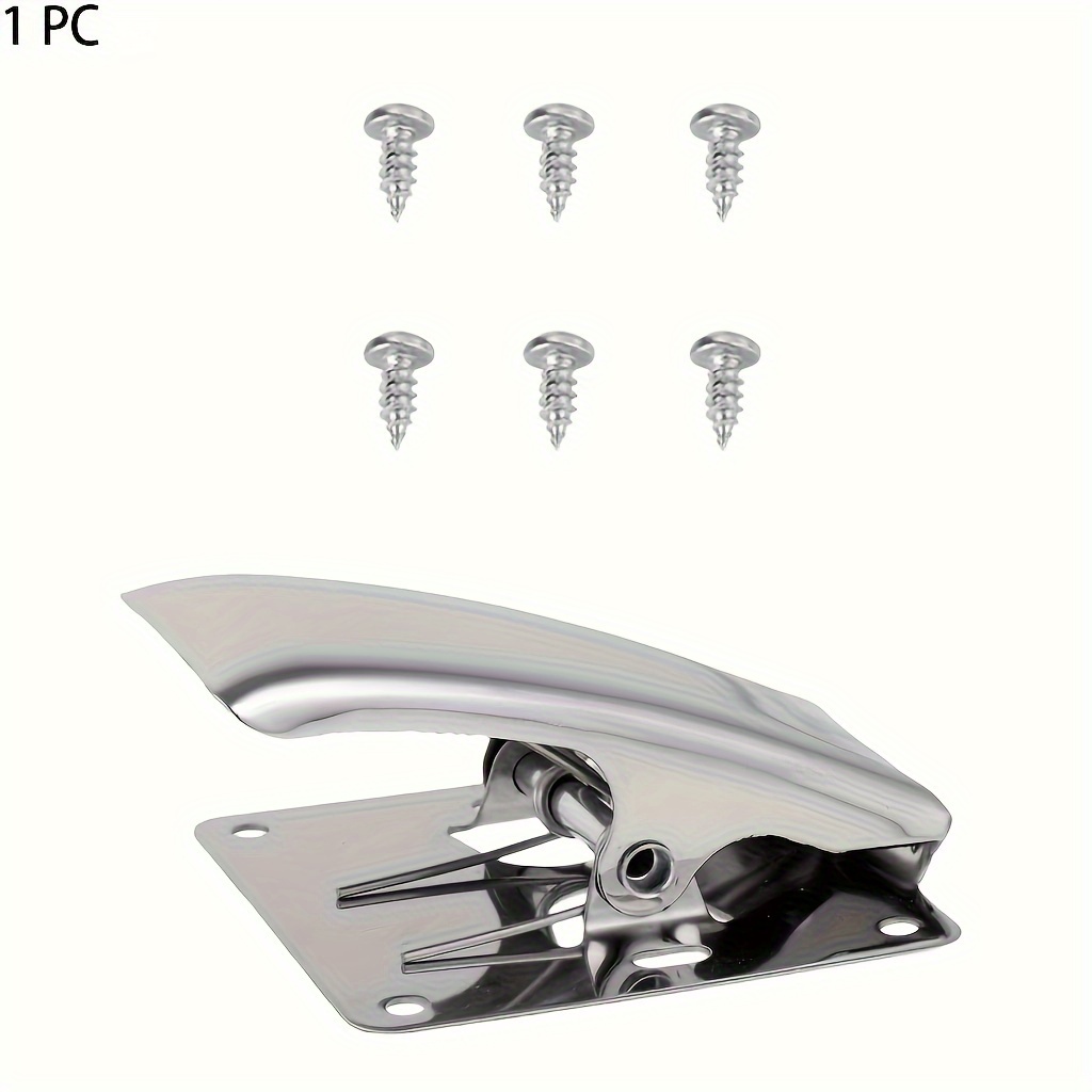 1pc Stainless Steel Fish Tail Clip Fish Cleaning Clamp, Deep Jaw Fish Fillet Holder For Easy Cleaning And Filleting With 6 Screws
1pc Stainless Steel Fish Tail Clip Fish Cleaning Clamp, Deep Jaw Fish Fillet Holder For Easy Cleaning And Filleting With 6 Screws