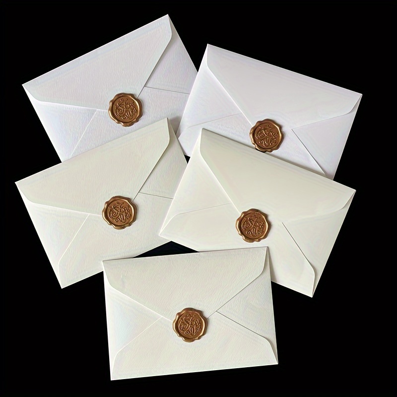 10-pack C6 Envelopes With Elegant Embossed Texture, 250g Thick Specialty Paper, Matte Finish, Wax Seal Closure, Perfect For Thanksgiving Greetings And Invitations
10-pack C6 Envelopes With Elegant Embossed Texture, 250g Thick Specialty Paper, Matte Finish, Wax Seal Closure, Perfect For Thanksgiving Greetings And Invitations
