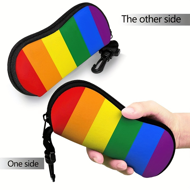 Elegant Cool Versatile Rainbow Glasses Case, Portable Sunglasses Storage Box, Durable Protective Container, Eyewear Accessories For School & Business
Elegant Cool Versatile Rainbow Glasses Case, Portable Sunglasses Storage Box, Durable Protective Container, Eyewear Accessories For School & Business
