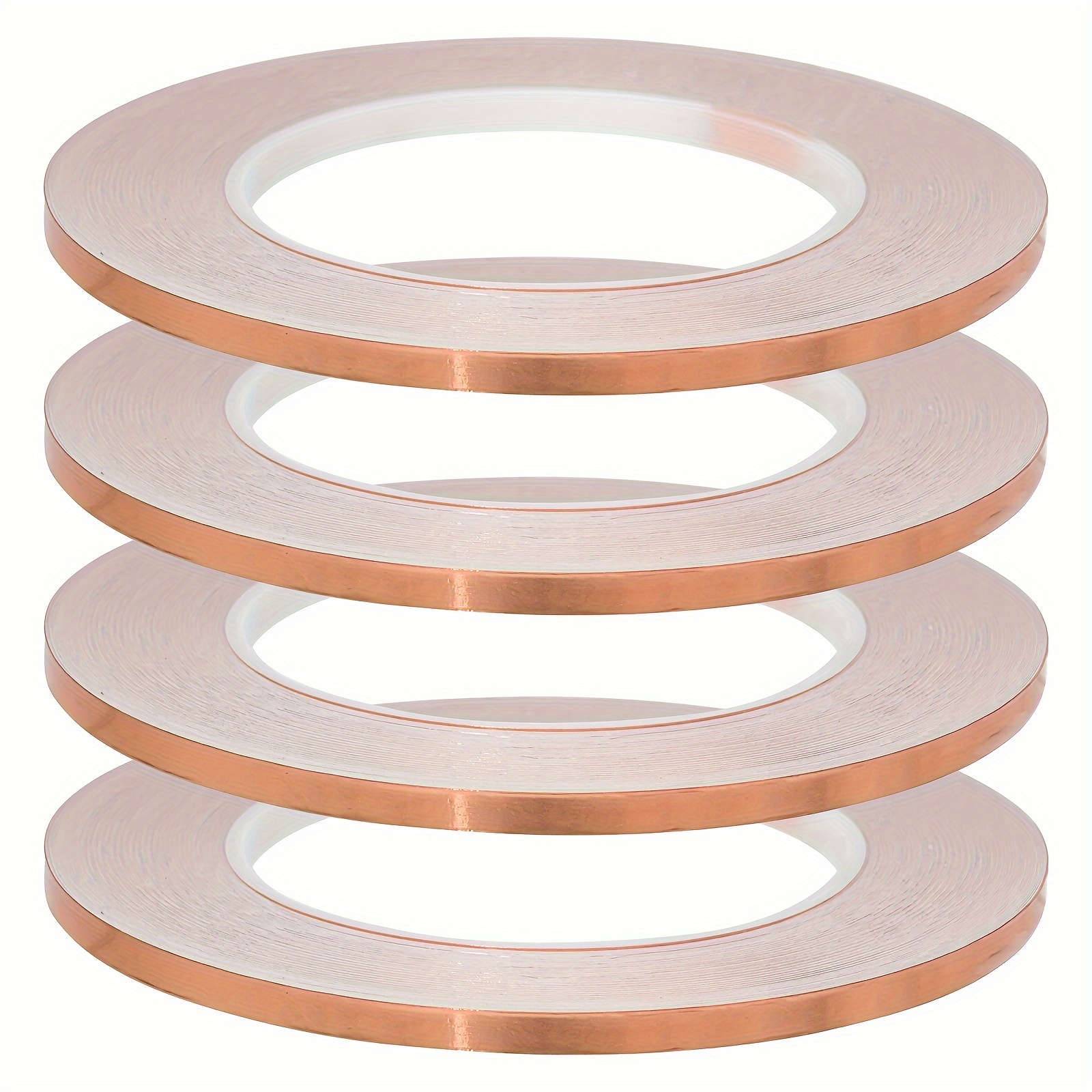 Copper Roll - 3/5/8/10/12/15/25/30mm Widths, 20m Length - For Diy , Lampshades, Guitar Emi Shielding, Electrical &
Copper Roll - 3/5/8/10/12/15/25/30mm Widths, 20m Length - For Diy , Lampshades, Guitar Emi Shielding, Electrical &