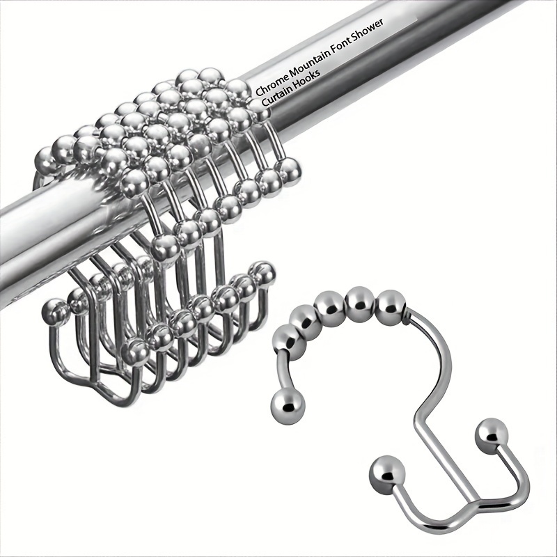 Random -piece Stainless Steel Multifunctional Shower Curtain Hook, Stylish Metal S-hook, For Home Bathroom, Rust-proof, -plated, 3.15
Random -piece Stainless Steel Multifunctional Shower Curtain Hook, Stylish Metal S-hook, For Home Bathroom, Rust-proof, -plated, 3.15