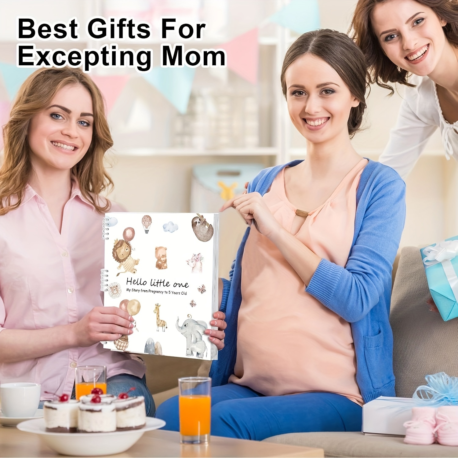 1pc Animals Ring Binder Pregnancy Journal - Perforated Pages, Plain , Memory Book For Expecting Moms, Years Organizer, Weekly Monthly Planner For Moms
1pc Animals Ring Binder Pregnancy Journal - Perforated Pages, Plain , Memory Book For Expecting Moms, Years Organizer, Weekly Monthly Planner For Moms