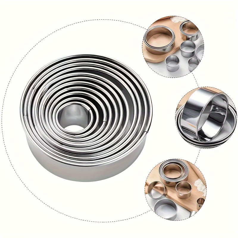11pcs Stainless Steel Cookie Mold Set - Shape For Baking, Pastry & Donuts - Kitchen Tools For Christmas, Halloween, Easter, Hanukkah, Thanksgiving
11pcs Stainless Steel Cookie Mold Set - Shape For Baking, Pastry & Donuts - Kitchen Tools For Christmas, Halloween, Easter, Hanukkah, Thanksgiving
