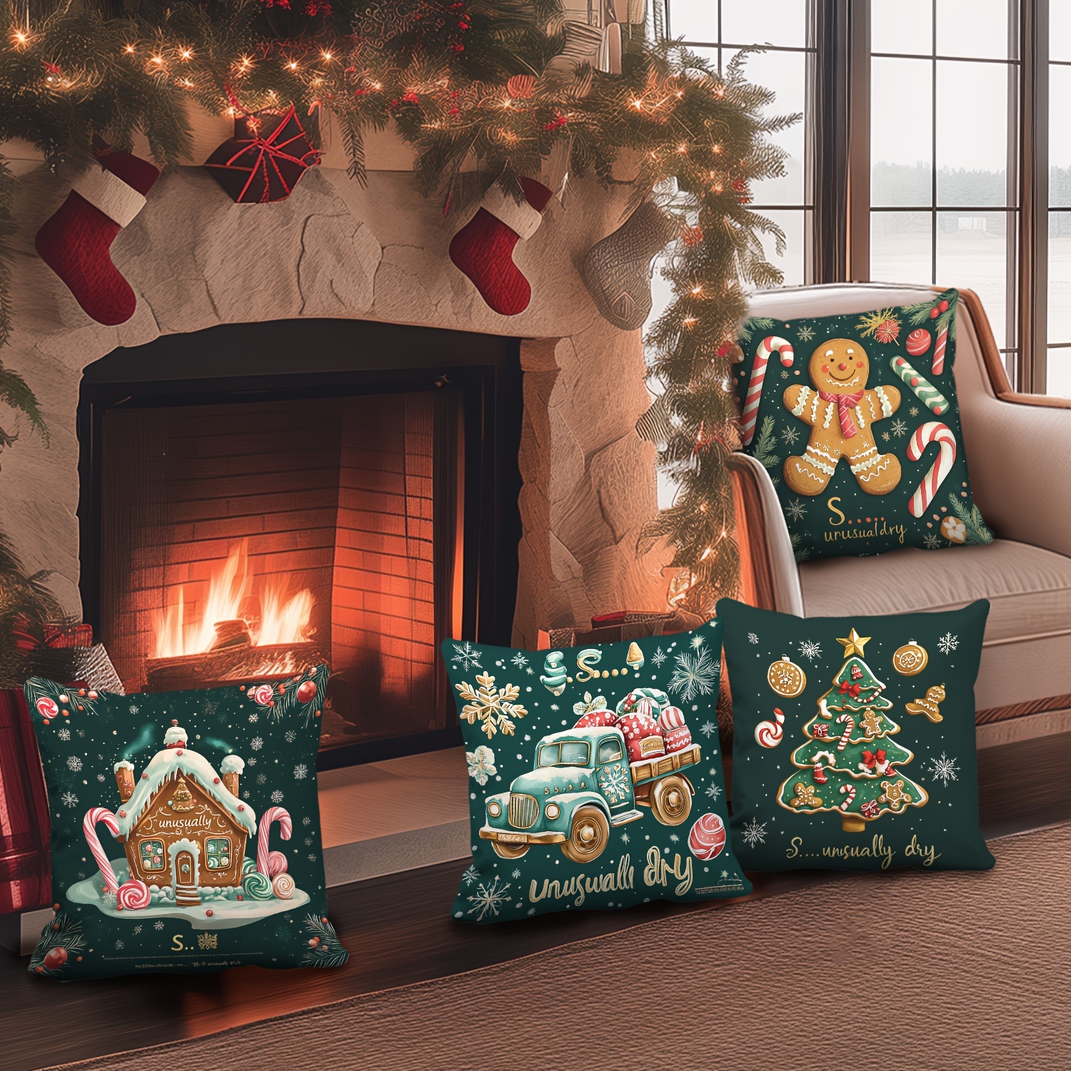 4- Christmas , 18x18 , , Traditional , Washable, Zippered Cushion , & Sofa Decor Printed , , Car & Man
4- Christmas , 18x18 , , Traditional , Washable, Zippered Cushion , & Sofa Decor Printed , , Car & Man