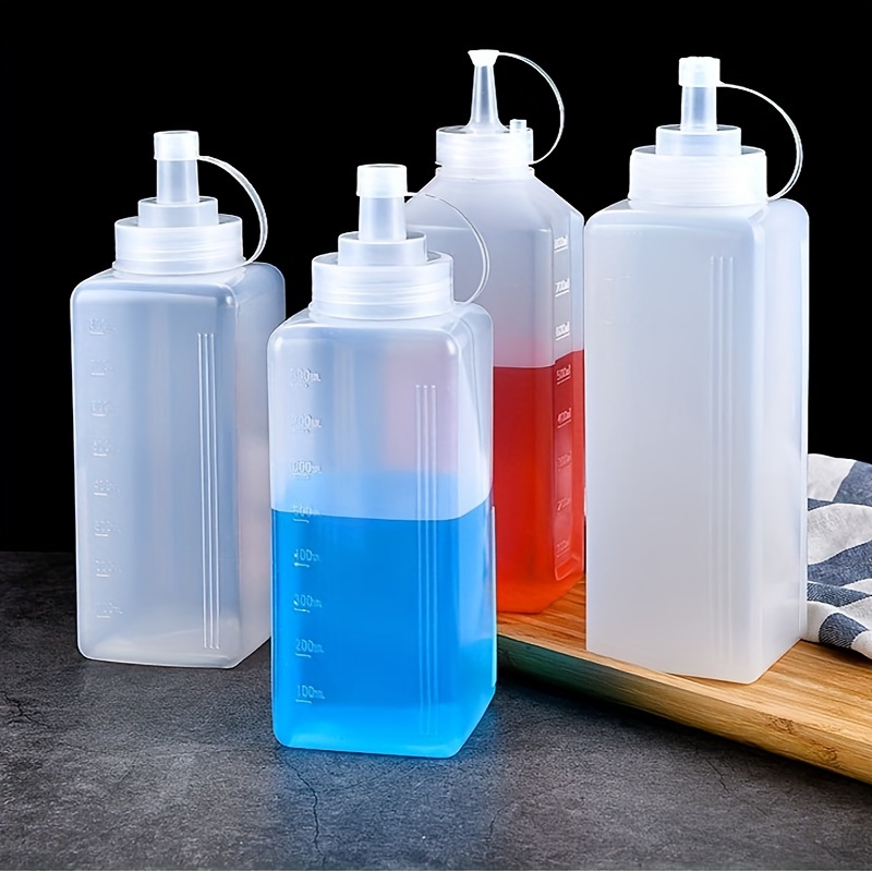 1pc Transparent Kitchen Plastic Squeeze Bottle, Food-grade Jam Bottle, Wide Mouth Design, 800ml/1000ml, Practical Kitchen Gadget
1pc Transparent Kitchen Plastic Squeeze Bottle, Food-grade Jam Bottle, Wide Mouth Design, 800ml/1000ml, Practical Kitchen Gadget